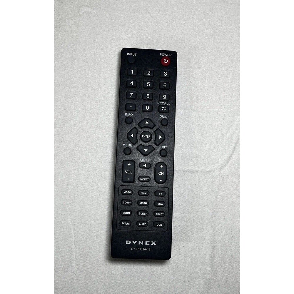 Genuine Dynex DX-RC01A-12 LCD Tv Remote Control DX-32L230A12 DX-37L200A12 OEM